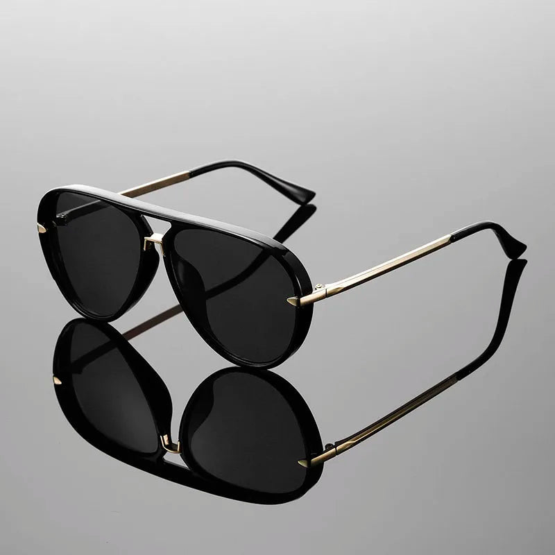 Men's Aviator Sunglasses with Slim Frame