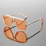 Men's Aviator Sunglasses with Slim Frame