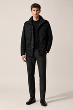 Men's Utility Field Jacket with Flap Pockets