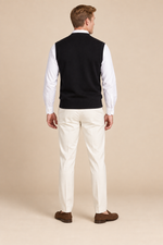 Men’s Argyle Knit V-Neck Tank Top