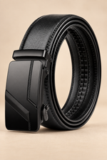 Men’s Ratchet Belt with Automatic Buckle – Black