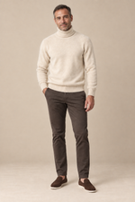 Men’s 100% Mink Cashmere Turtleneck Jumper