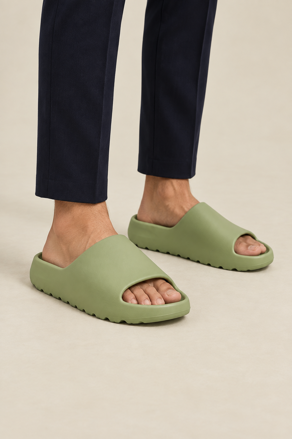 Men’s Slide Sandals with Thick Sole