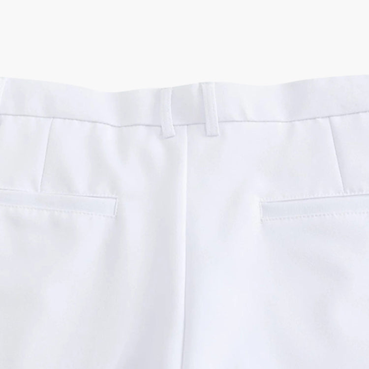 Men's Tailored Pleated Trousers with Belt Loops