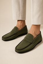Men's Driving Loafers with Moccasin Stitching