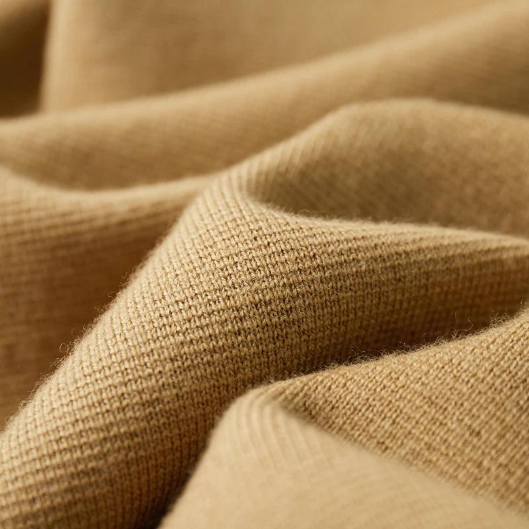 Men’s 100% Cashmere Knitted Cardigan with Turn-Down Collar