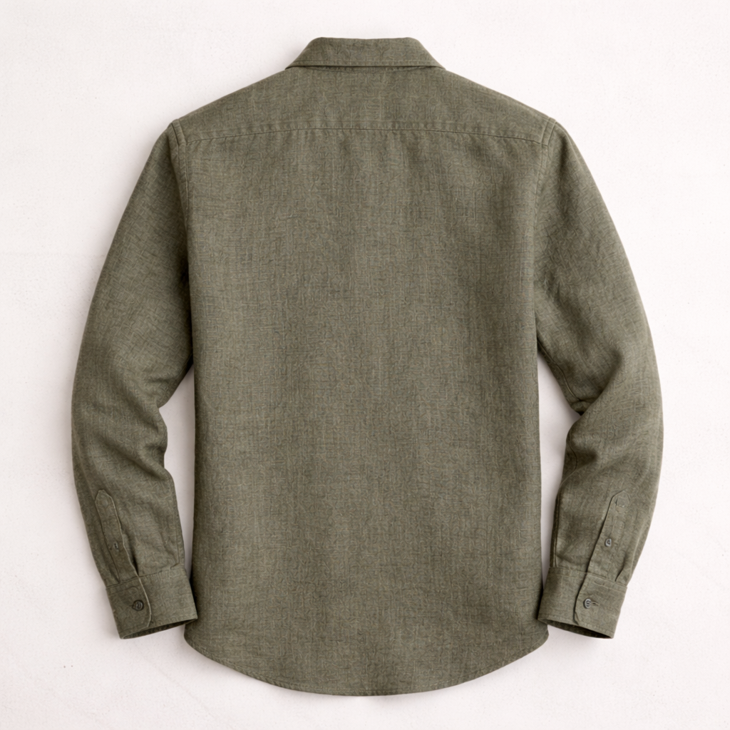 Lightweight long-sleeved shirt for summer and leisure – Breathable shirt for men