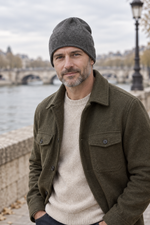 Men’s 100% Cashmere Knitted Beanie Hat