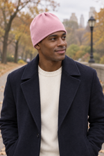 Men’s 100% Cashmere Knitted Beanie Hat