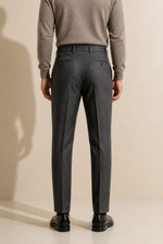Men's Pleated Trousers with Side Adjusters