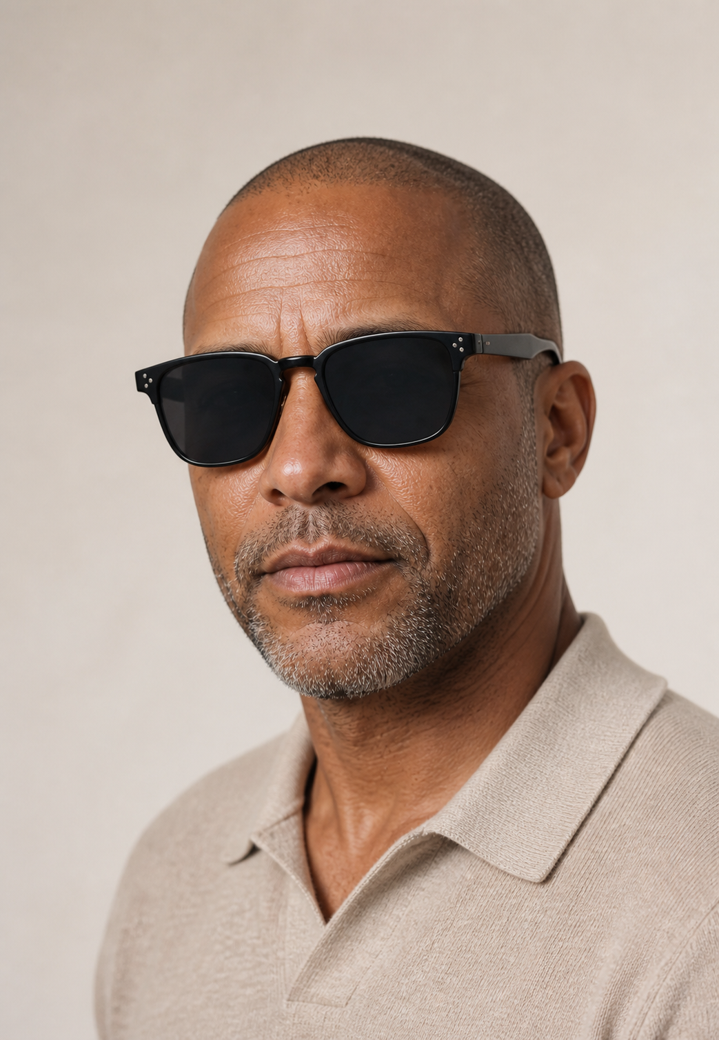 Men's Square Sunglasses with Thick Frame