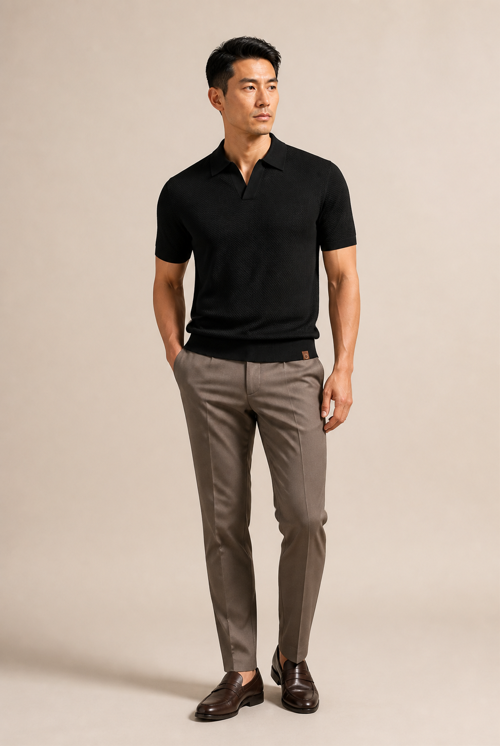 Men's Short Sleeve Polo Shirt in Regular Fit