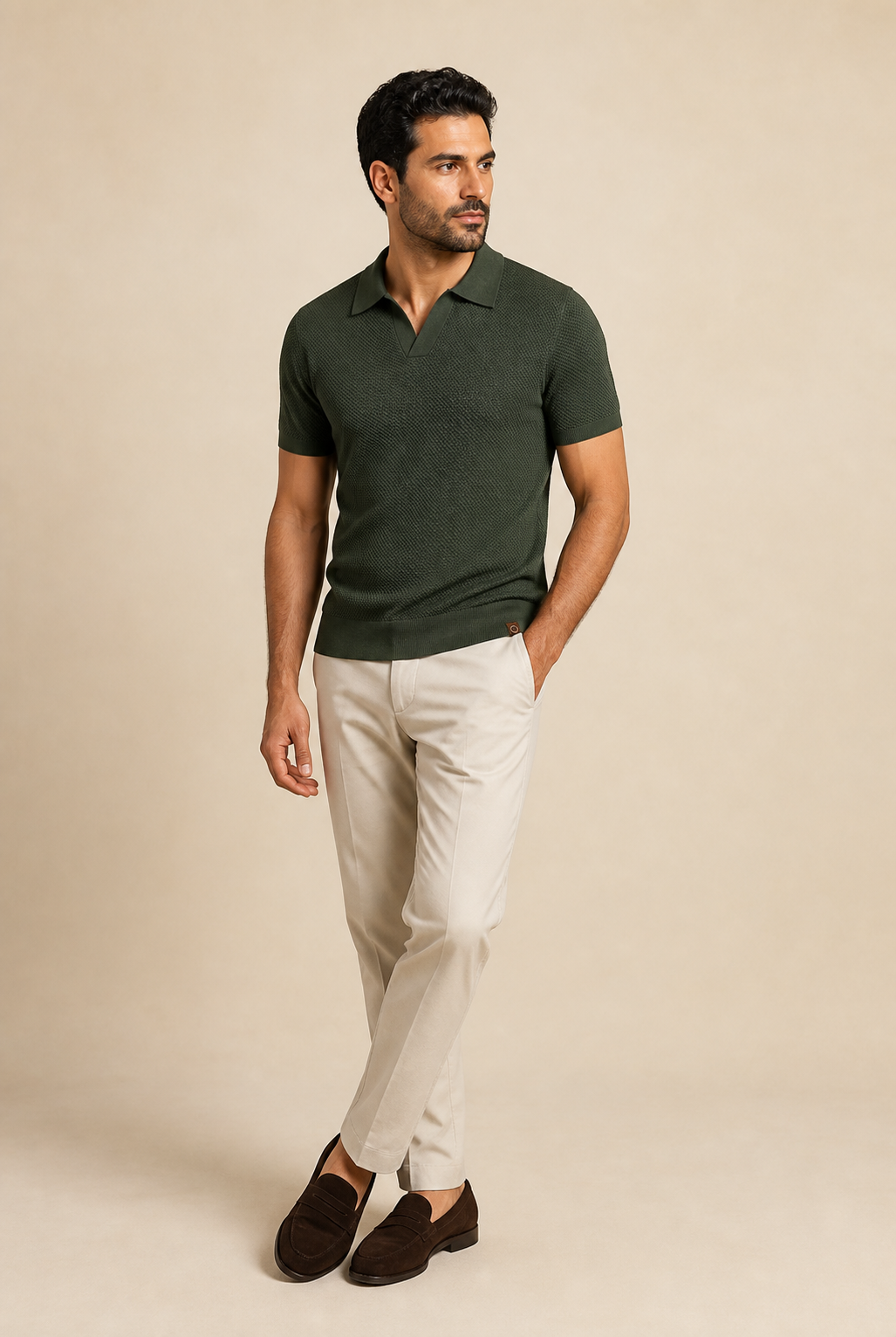 Men's Short Sleeve Polo Shirt in Regular Fit