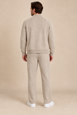 Men’s 100% Merino Wool Knitted Zip Cardigan and Trouser Set
