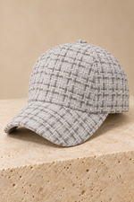 Men’s Textured Baseball Cap with Curved Brim