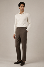 Men's Straight Leg Suit Trousers