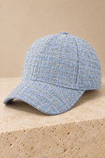 Men’s Textured Baseball Cap with Curved Brim