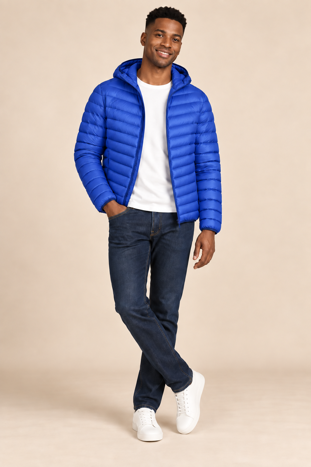Men’s Lightweight Hooded Down Puffer Jacket