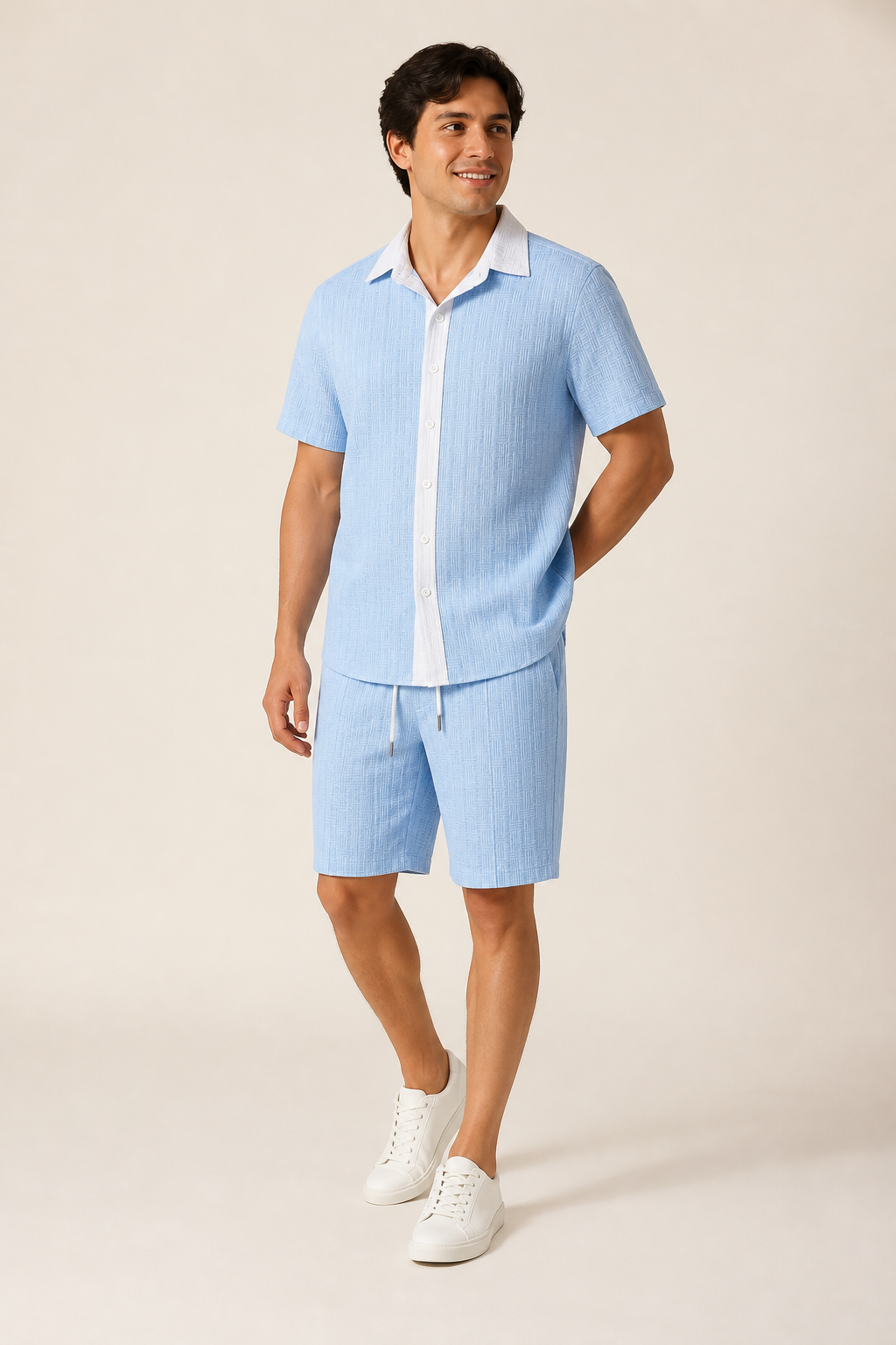 Faveron – Short-Sleeve Shirt and Shorts Set