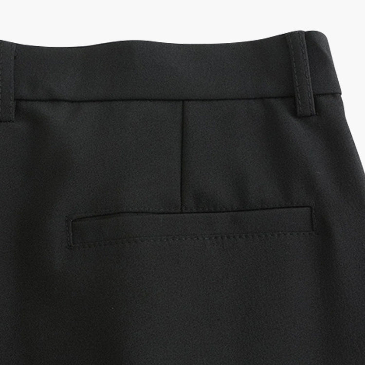 Men's Tailored Pleated Trousers with Belt Loops