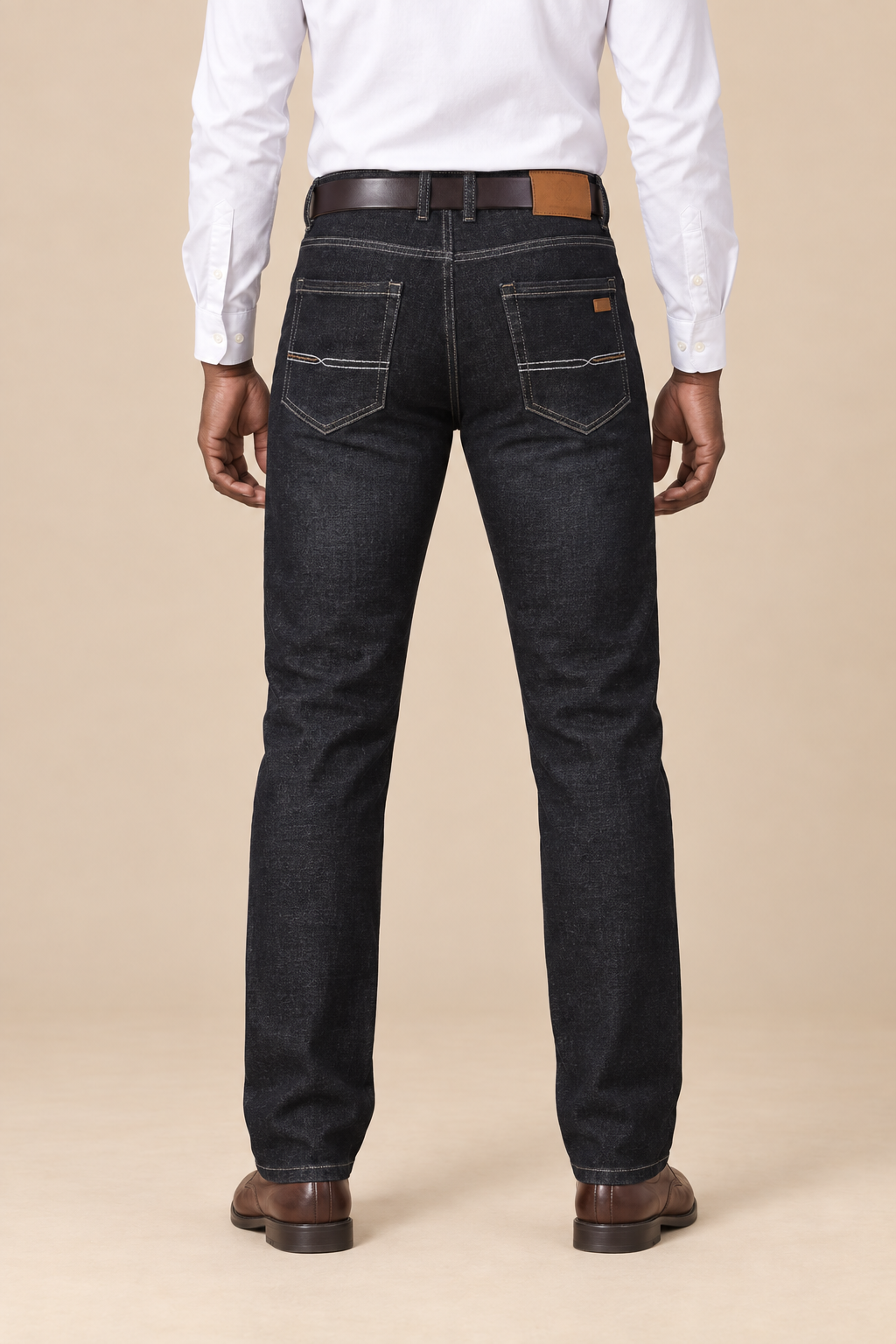 Men’s Mid-Rise Straight-Leg Jeans
