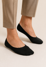 Men's No Show Socks with Heel Grips - 5 Pairs