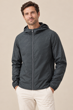 Men’s Hooded Zip-Up Hiking Jacket