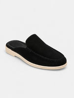 Men's Backless Loafers with Slip On Design