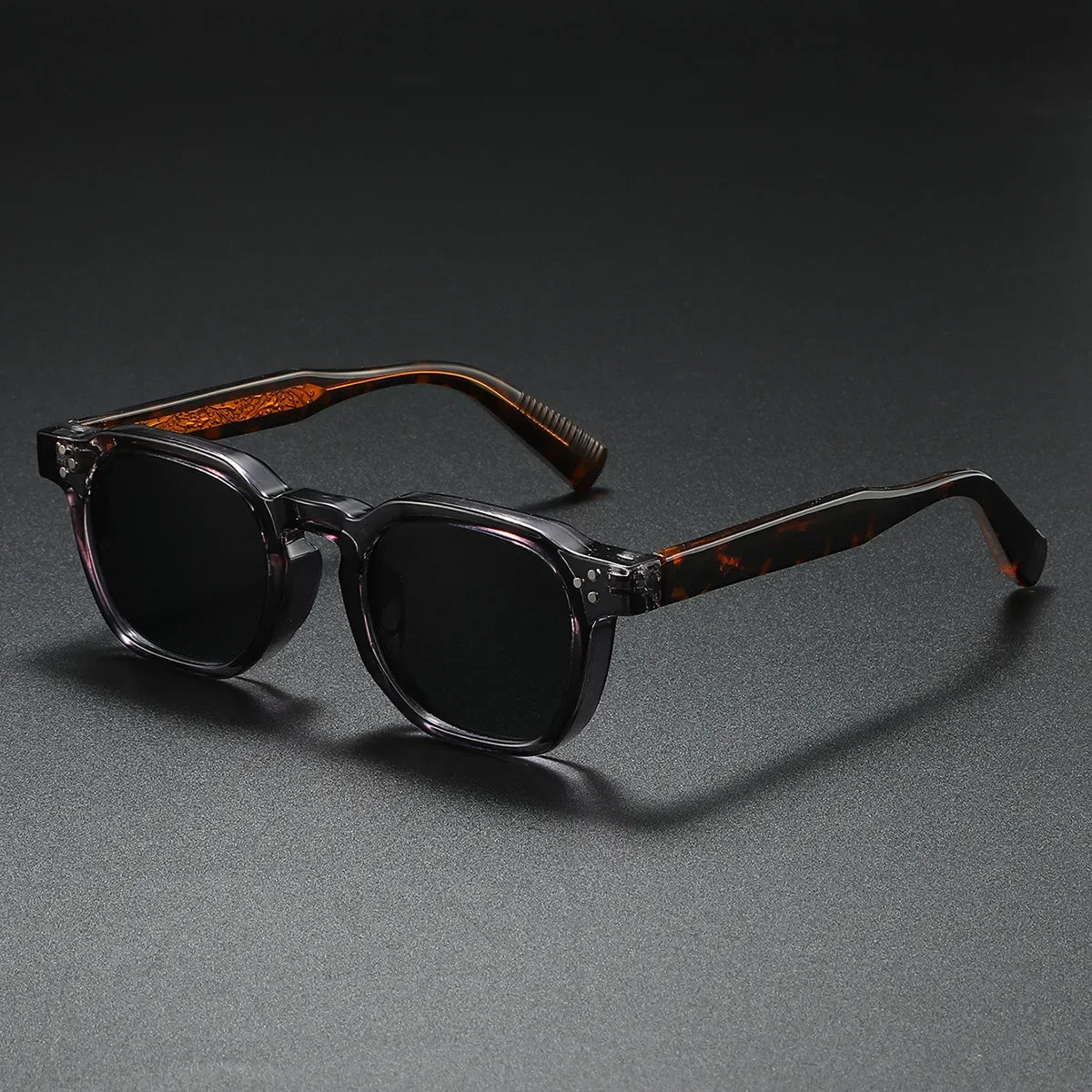 Men's Square Sunglasses with Thick Frame