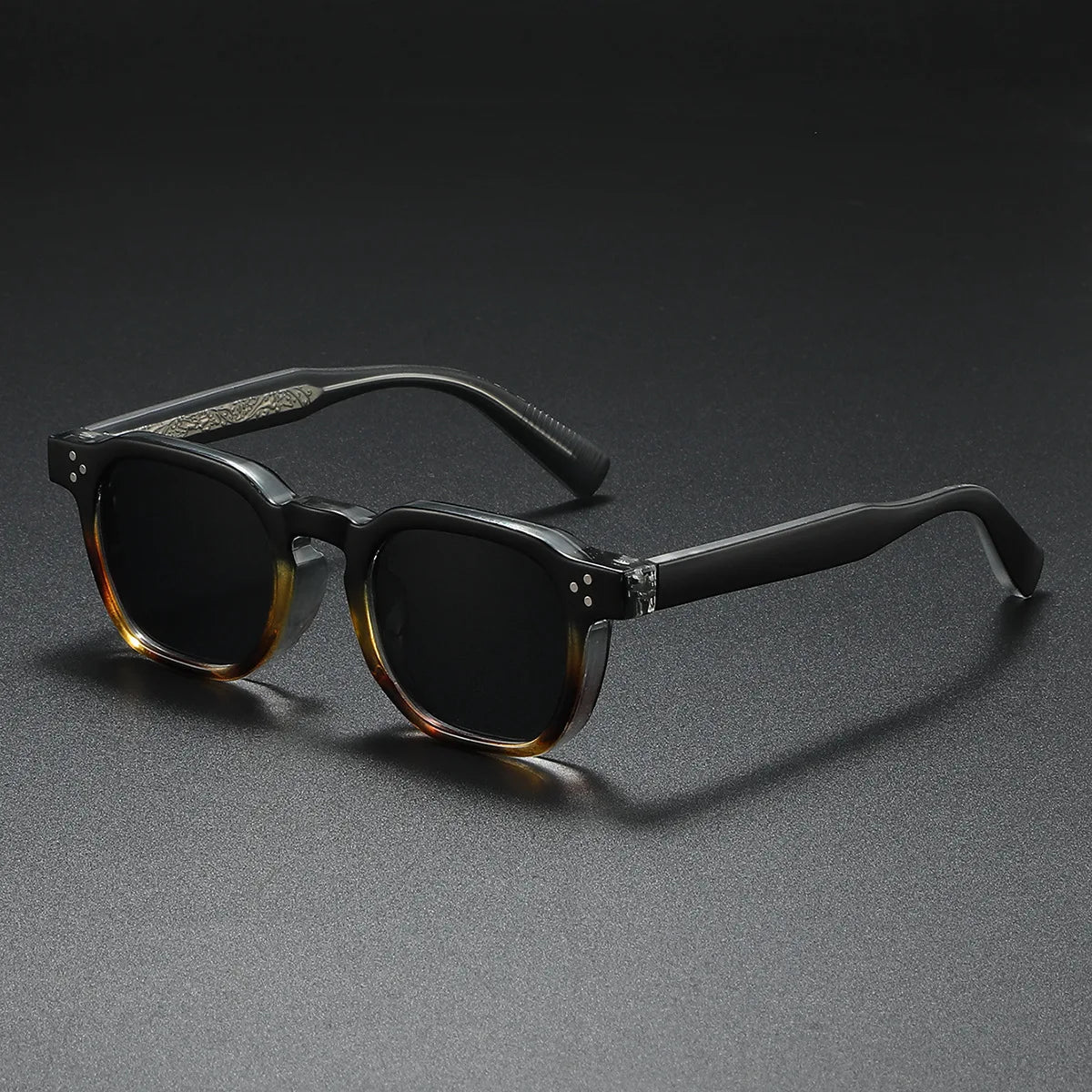 Men's Square Sunglasses with Thick Frame