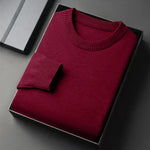 Men's Fine Knit Crew Neck Jumper in Regular Fit