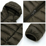 Men’s Lightweight Hooded Down Puffer Jacket