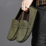 Men's Driving Loafers with Moccasin Stitching