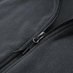 Men’s Full-Zip Fleece Jacket with Stand Collar and Zip Pockets