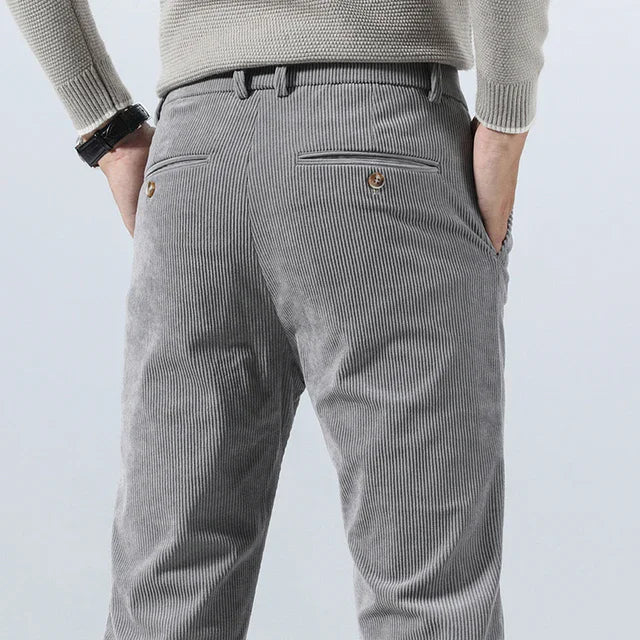 Men's Straight Leg Corduroy Trousers