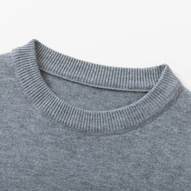Men's Fine Knit Crew Neck Jumper in Regular Fit