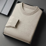 Men's Fine Knit Crew Neck Jumper in Regular Fit