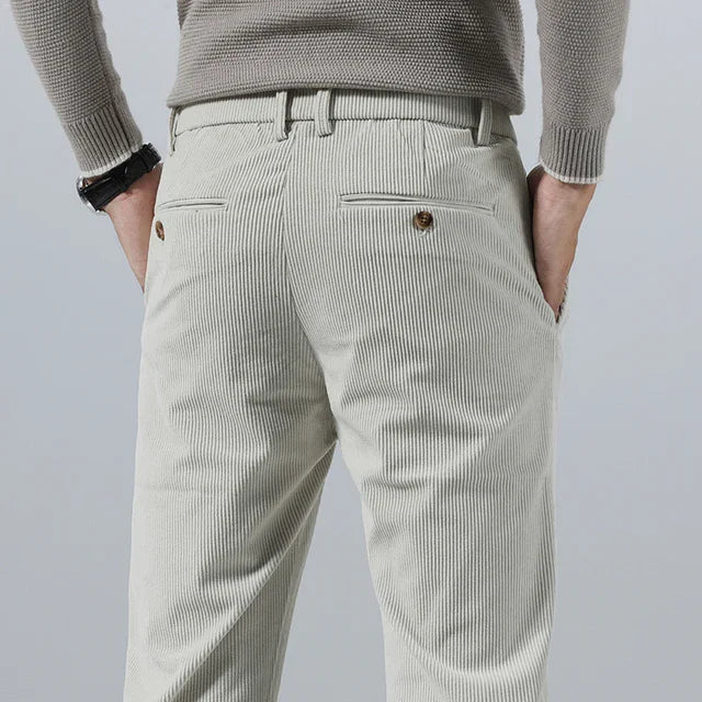 Men's Straight Leg Corduroy Trousers