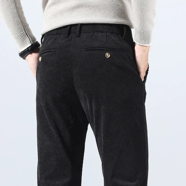 Men's Straight Leg Corduroy Trousers