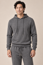 Men’s 100% Merino Wool Knitted Hoodie and Trouser Set