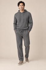 Men’s 100% Merino Wool Knitted Hoodie and Trouser Set