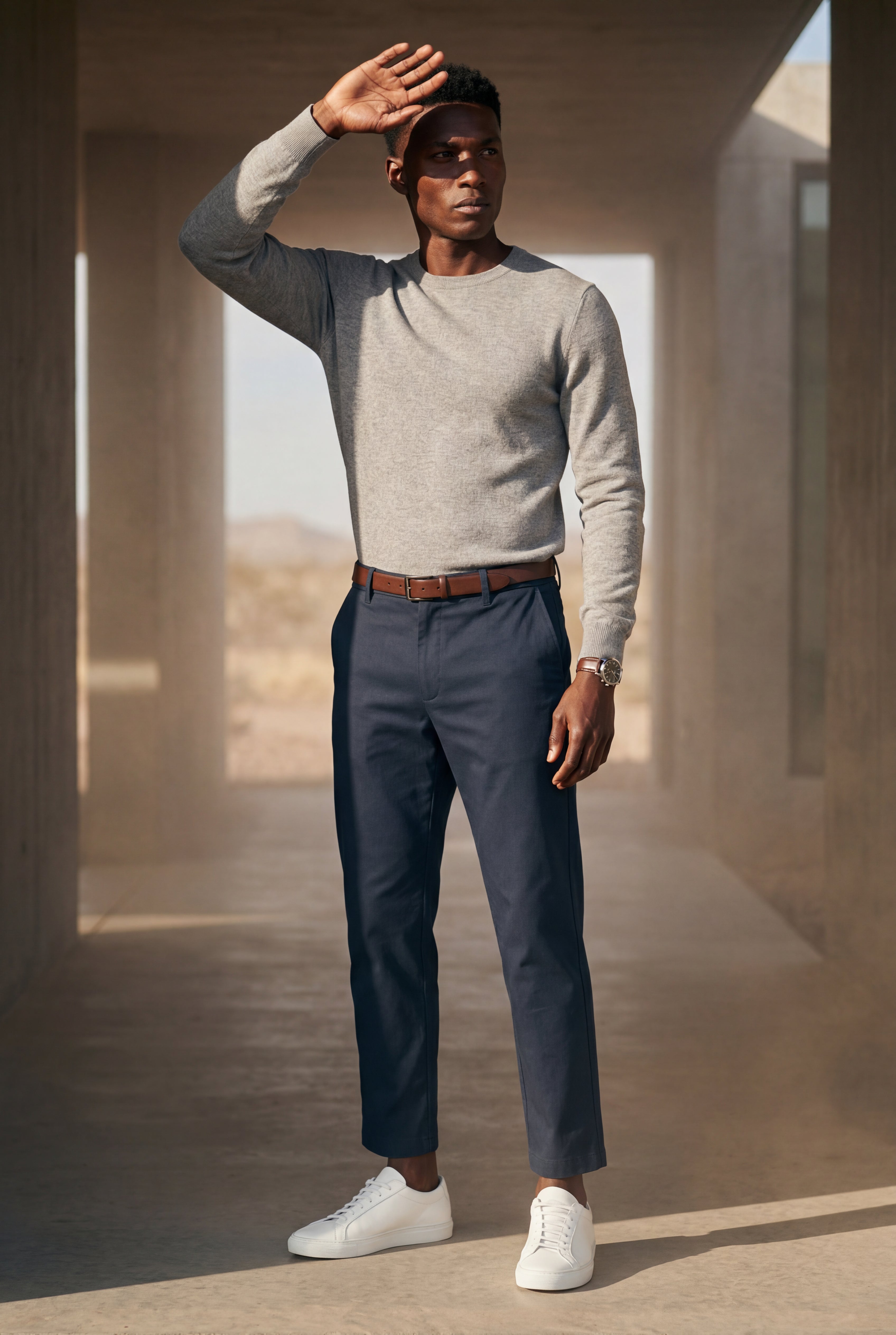 Marvello – Straight-Leg Chino Trousers