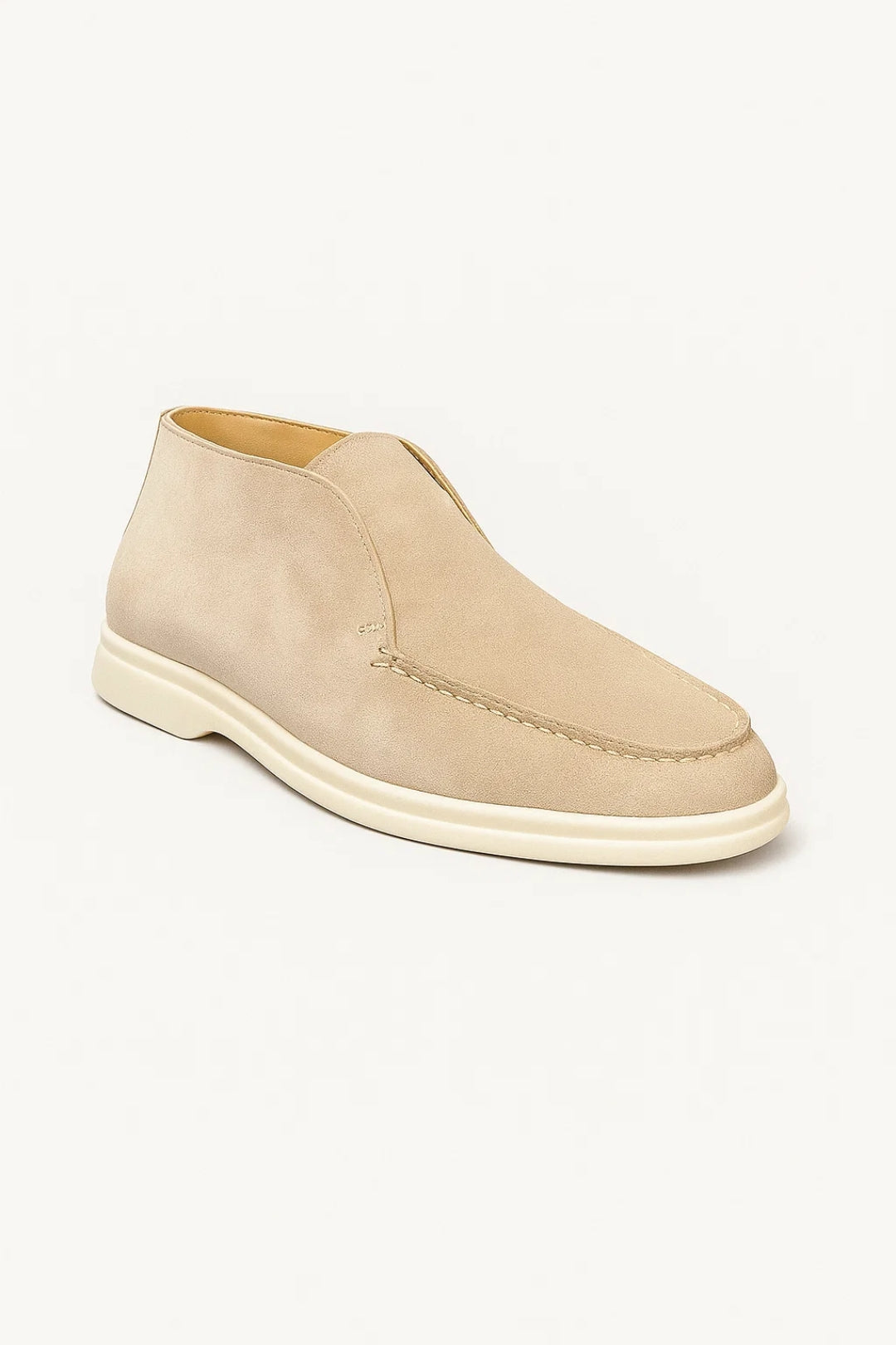 Cevano – Mid-Top Slip-On Loafers with Moccasin Stitching