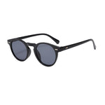 Men's Round Sunglasses with Keyhole Bridge