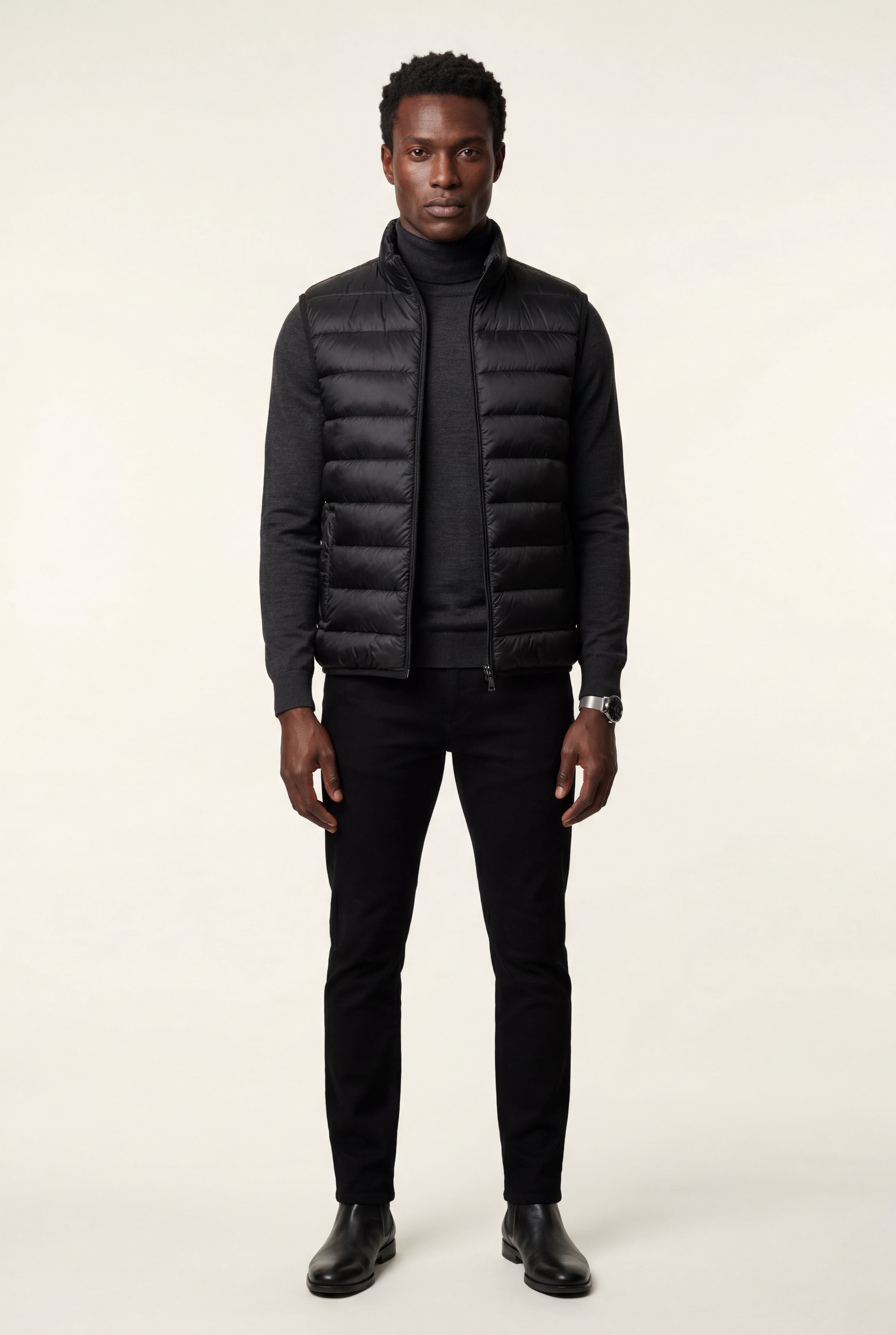 Orvellan – Padded High-Collar Vest