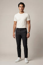 Men's Slim Fit Chinos with Tapered Leg