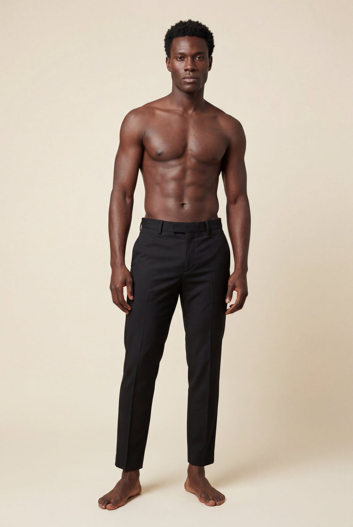Men's Slim Fit Tapered Trousers