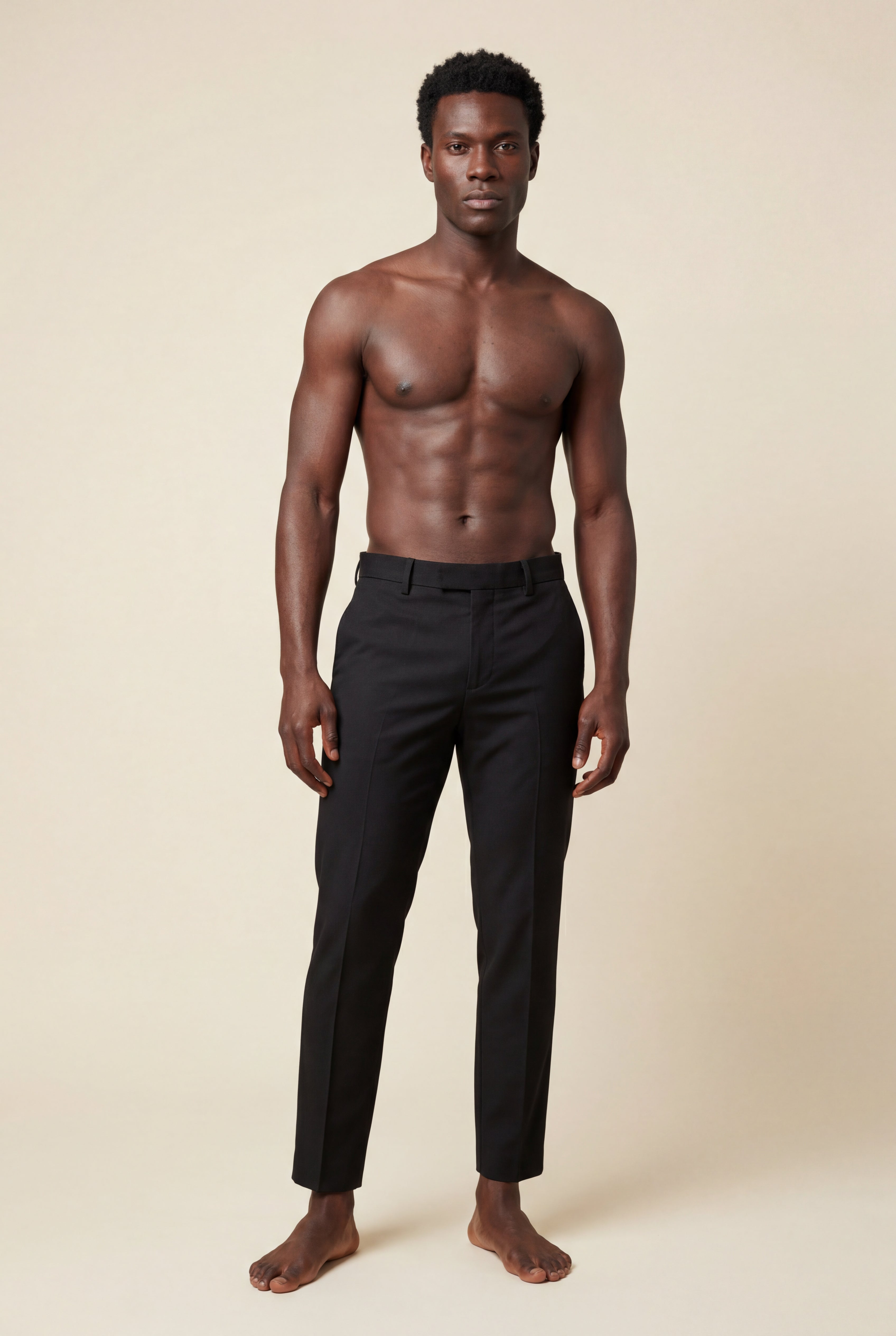 Odraven – Mid-Grey Slim-Fit Tapered Trousers
