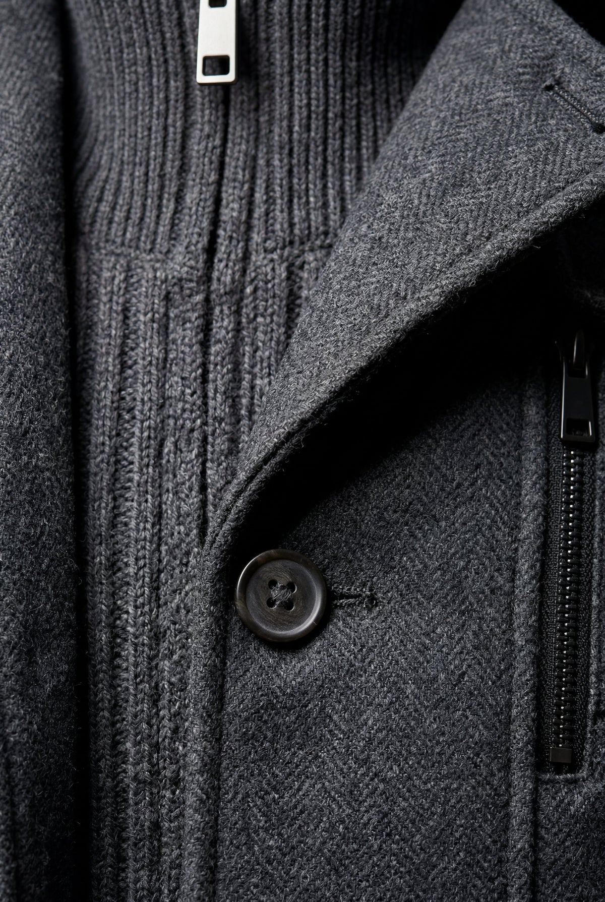 Men's Slim Fit Single-Breasted Coat