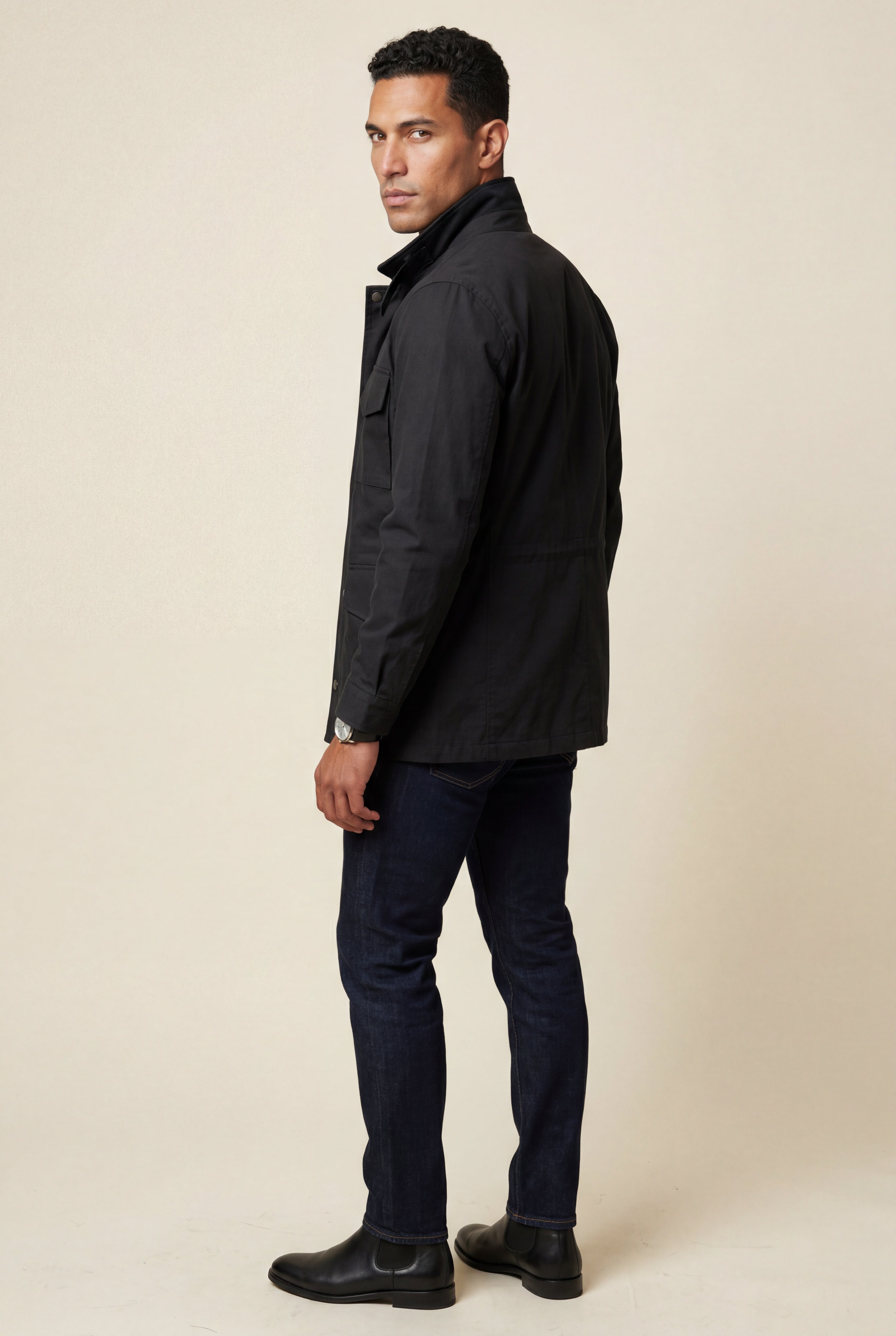 Dravell – Classic-Collar Utility Field Jacket
